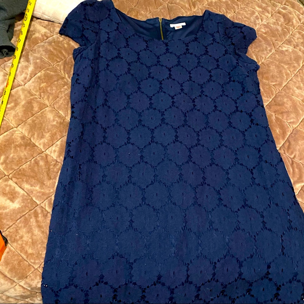 Lace Short Sleeve Dress